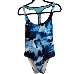 Xersion Pool Blue XXL One Piece Tank Medium Coverage Swim Suit  XXL NWT